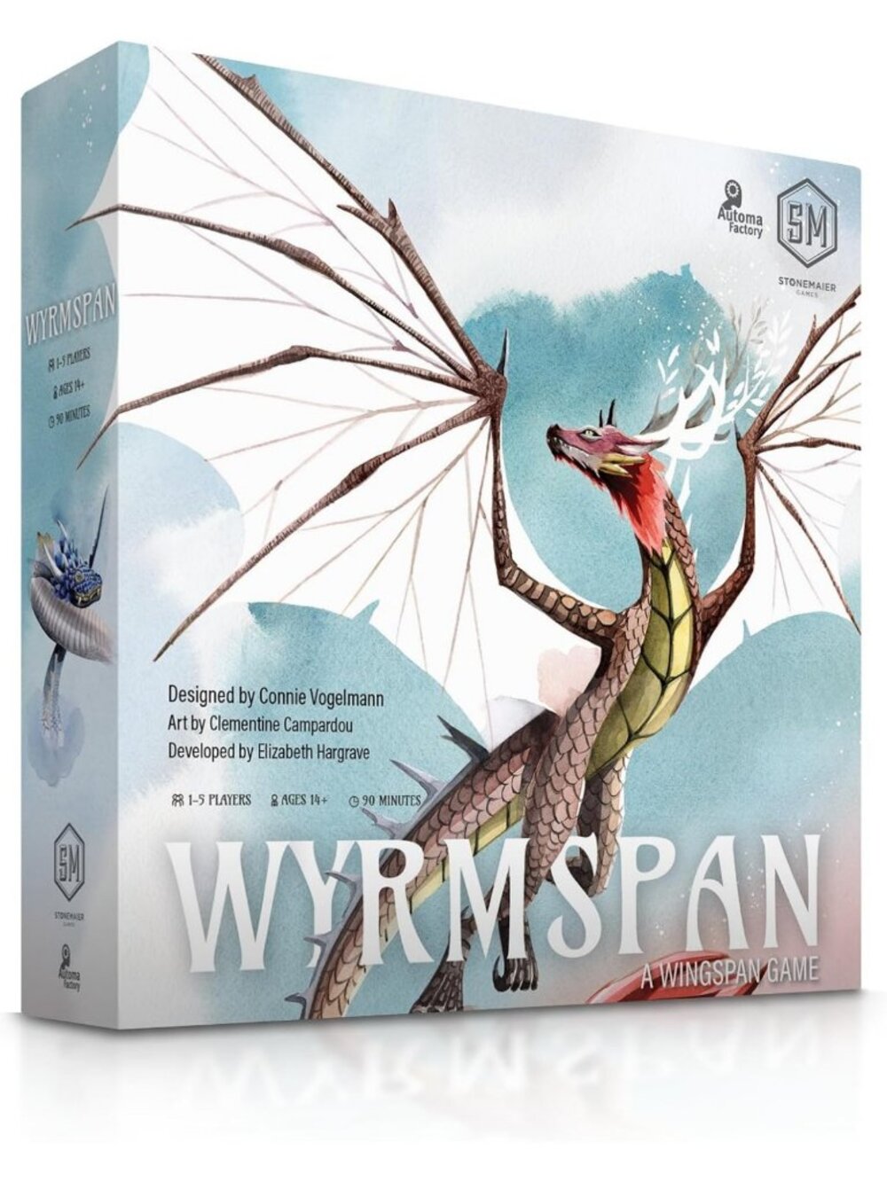 Wyrmspan Board Game - Strategic Gameplay, Fun for Family & Friends, Ages 14